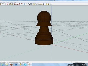 peão outros 3d xadrez peça de 3d print model - Mito3D