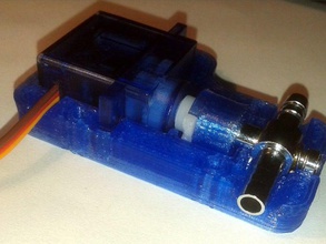 servo impulsado mini válvula electrónica 3d print model - Mito3D