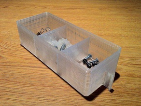 small parts parametric drawercontainer other box openscad useful 3d print model - Mito3D