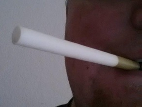 dual extrusion prop cigarette props smoking 3d print model - Mito3D