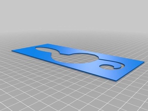 clef de sol pochoir art outils personnalisé 3d print model - Mito3D