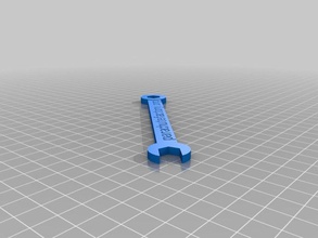 parachute factory 10mm wrench tools customized 3d print model - Mito3D