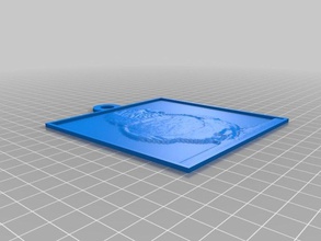gökkuşağı Lori ters 2d sanat özelleştirilmiş 3d print model - Mito3D