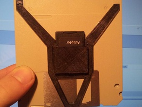 sd-cartão de titular clip-em 3 14 disquete computador outro polegadas trimestre três ainda 3d print model - Mito3D