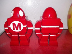 maker faire 2013 robot big red model robots 3d print model - Mito3D