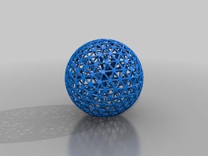 pseudo-radiolarian m1 matematik sanat 3d print model - Mito3D