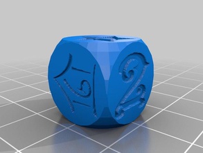 custom dice customized 3d print model - Mito3D