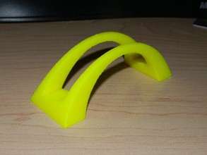 arch portable hard drive stand computer 3d print model - Mito3D