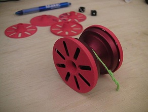 jant kapakları taşıyan tür mekanik oyuncaklar yo-yo yo 3d print model - Mito3D