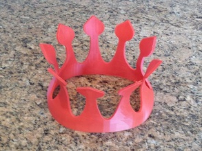 wearable 3d printed crown costume cool simple 3d print model - Mito3D