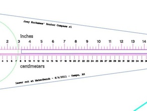 el marsupial router de la brújula herramientas makerbench madera carpintería 3d print model - Mito3D