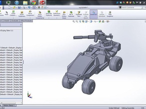 warthog modelleri araba halo 4 bilim kurgu BMGK araç 3d print model - Mito3D