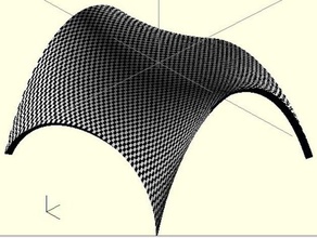 banato cad sella per la matematica art bezier superficie 3d print model - Mito3D