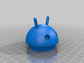 my customized android guy head containers 3d print model - Mito3D