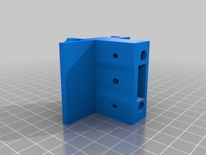 foldarap custom x-axis 3d printer parts 3d print model - Mito3D