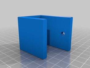 il mio personalizzato di forma cubica orologio altri gancio organizzazione 3d print model - Mito3D