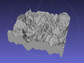 altura mapas banate cad matemática a arte geografia terreno 3d print model - Mito3D