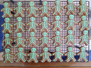 skeleton gingerbread man cookie cutter version 2 andere 3d 3d print model - Mito3D