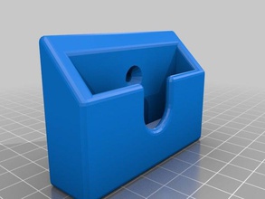 single iphone 5 wall dock mobile customized 3d print model - Mito3D