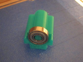 bearing brackets ultimaker filament holder other spool 3d print model - Mito3D