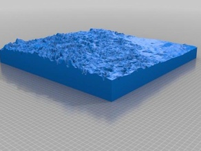 moon crater other astronomy geography height map terrain 3d print model - Mito3D