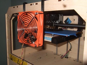 Ventilador de 120 mm montaje flashforge creador 3d la impresora accesorios ventilador refrigeración 3d print model - Mito3D