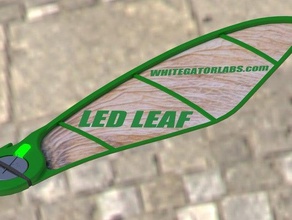 led leaf other solidworks 3d print model - Mito3D