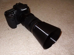 de protection l'objectif la hotte canon caméra 3d print model - Mito3D
