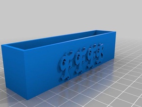 my customized basic business card holder office 3d print model - Mito3D