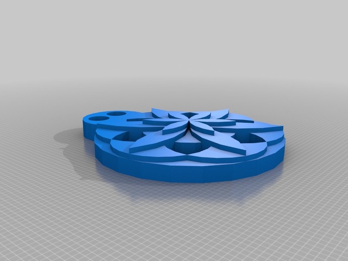 flower necklace other 3D print model - Mito3D