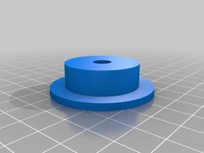 parametric filament spindle bearing adapter 3d printer accessories customizer spool 3d print model - Mito3D