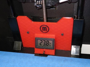 replicator 2 backplate 3d printer accessories 3d print model - Mito3D
