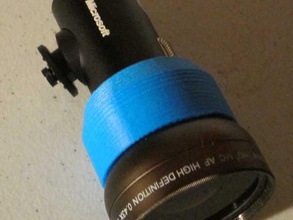 ms 720hd tovixen geniş açılı lens adaptörü tüp web kamerası kamera taslak 3d print model - Mito3D
