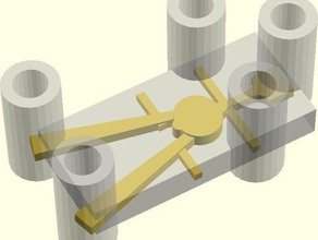 imprimable fluidique logique de l'élément d'autres le numérique porte 3d expérience flueric bistable la openscad paramétrique reprap l'eau 3d print model - Mito3D