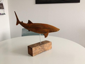whale shark sculptures 3d print model - Mito3D