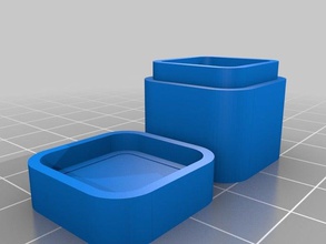 il mio personalizzato coperchio della scatola, eventualmente, angoli arrotondati box1 organizzazione 3d print model - Mito3D