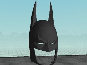 batman cappuccio oggetti di scena l'uomo pipistrello maschera 3d print model - Mito3D