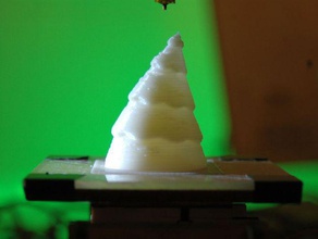 led christmas tree other fave 3d print model - Mito3D