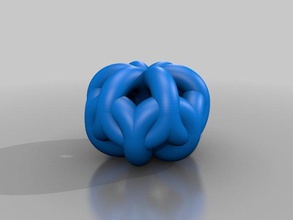pknot math art customized 3d print model - Mito3D