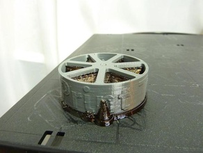 montierte turbine andere Montage Klinge klingen fan jet rotor 3d print model - Mito3D