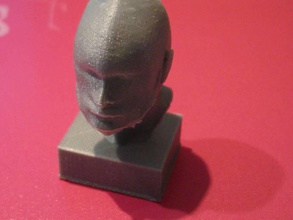 Kopf planemodeling Skulpturen 3d print model - Mito3D