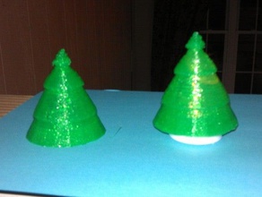 christmas tree led votive topper other 3d print model - Mito3D