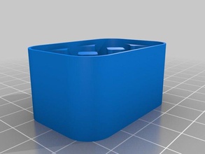 caixa de bateria 6 aas recipientes personalizado 3d print model - Mito3D