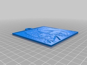 eli rnana inverted 2d art customized 3d print model - Mito3D
