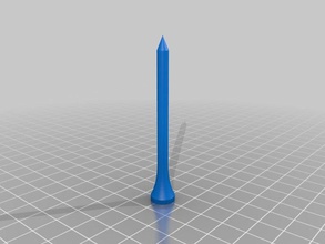 golf tee functional printable normal looking sport outdoors 3d print model - Mito3D