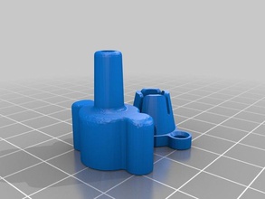 replicator 1 2 2x filament dust filter larger output hole 3d printer accessories 3d print model - Mito3D