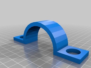 einfach anpassbare bar Klemmen Teile customizer openscadtutorial 3d print model - Mito3D