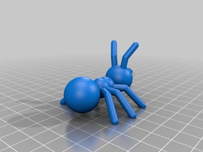 friendly ant spider toys games animal creature 3d print model - Mito3D