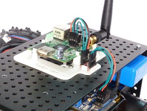 robosavvy miniembwifi holder other arduino robot 3d print model - Mito3D