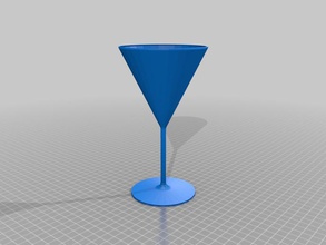 martini glass other 3d print model - Mito3D